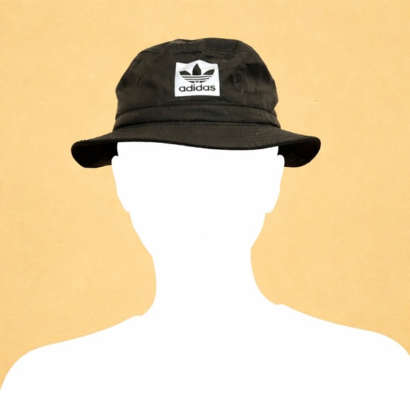 adidas Other - Adidas Originals Black Trefoil Bucket Hat